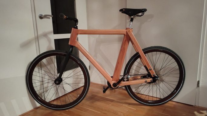 Houten fiets