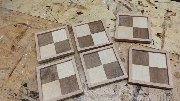 Houten onderzetters